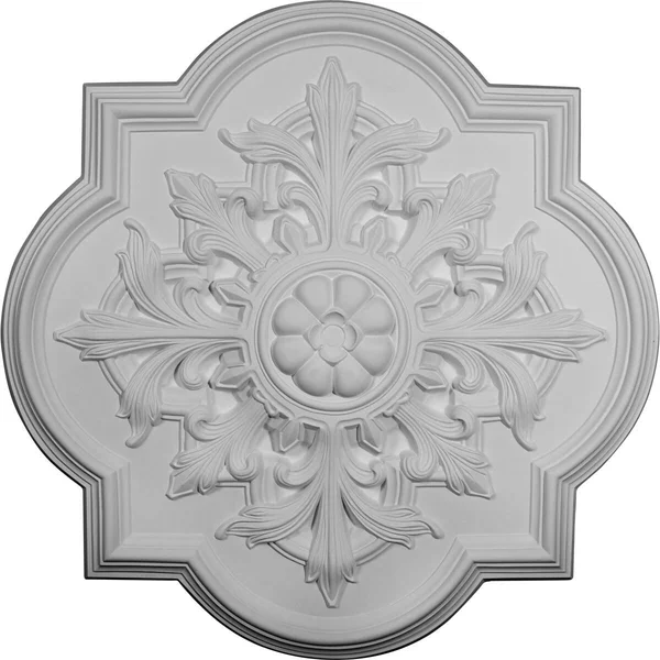 31 1/4x22OD x 2x22P Bonetti Ceiling Medallion (Fits Canopies Up to 7 3/8x22) - Hand-Painted Copper Penny