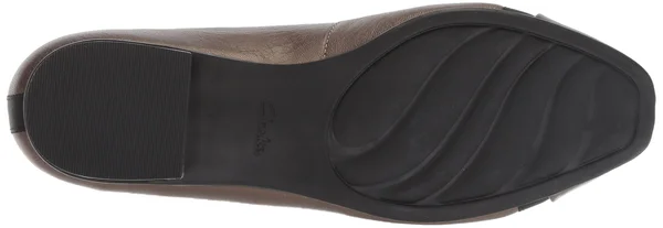 Women's Clarks Juliet Monte Slip-On - Size: 6, Pewter Leather