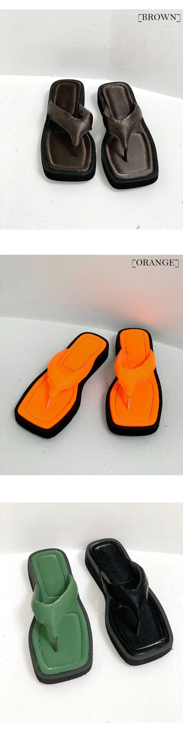 LED Flip-Flops Orange - 245