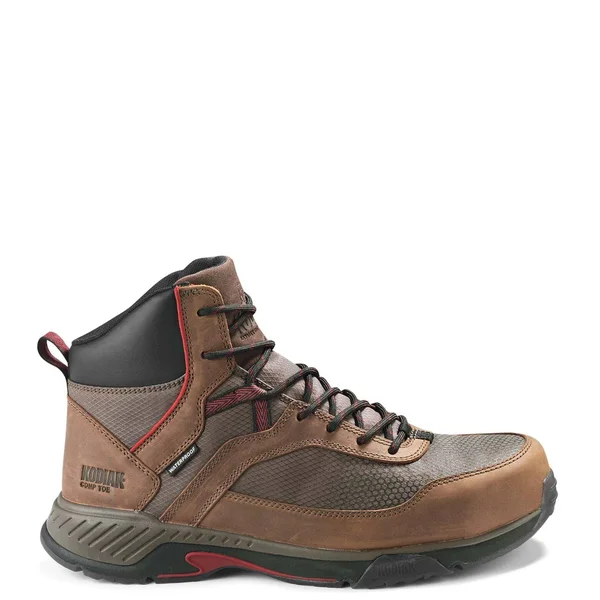 Kodiak Men's MKT1 Composite Toe Metal Free Work Boot, Brown