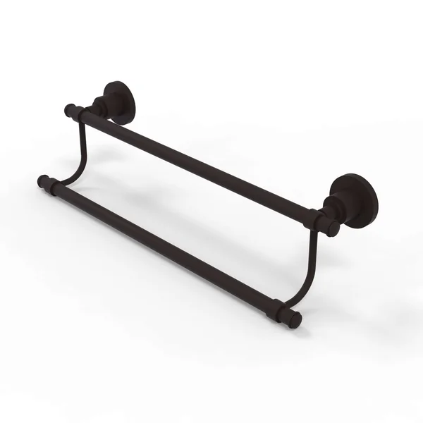 Allied Brass Washington Square Collection 30 inch Double Towel Bar Oil Rubbed Bronze