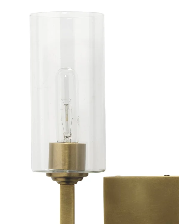 Jamie Young Linear Double Wall Sconce in Oil Rubbed Bronze Metal