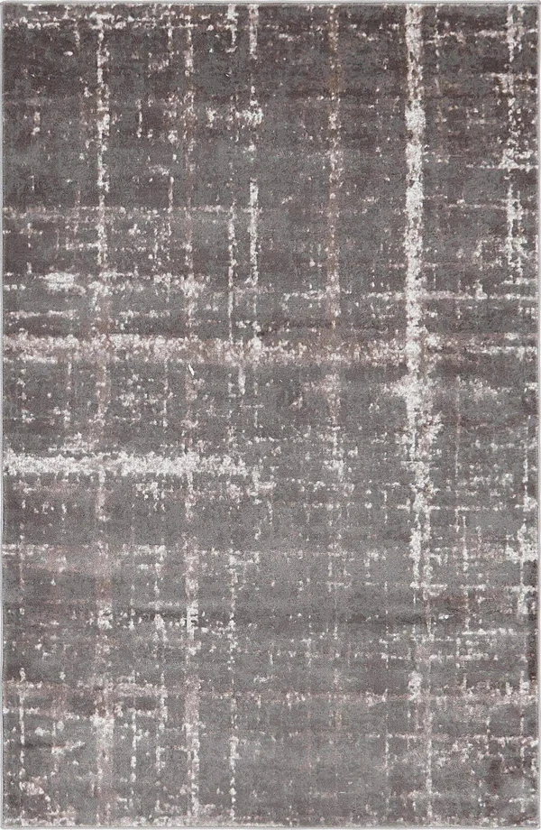 Jill Zarin Uptown Lexington Avenue Gray Area Rug - Size: 9& x 12&