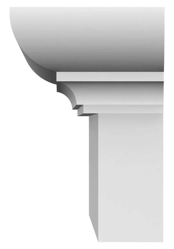 Strickland Crosshead (82x22W Bottom x 86 3/4x22W Top x 6 1/4x22H x 1 3/4x22P)