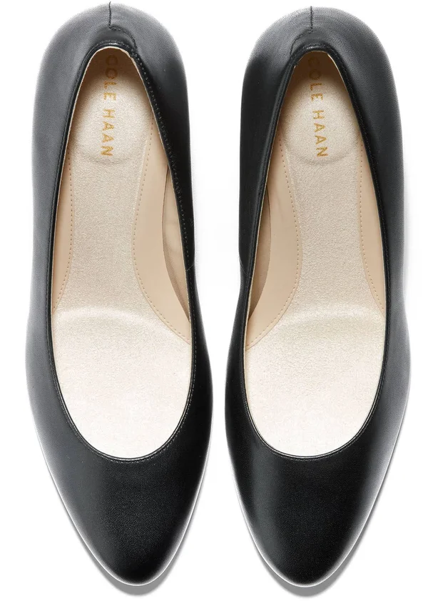 Cole Haan Women's The Go-To Wedge - Black Leather