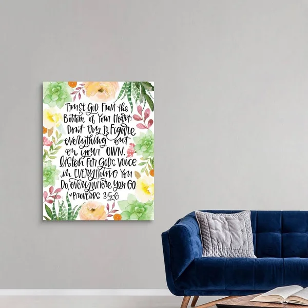 Trust in The Lord - Canvas Wall Art, 36x45, Great Big Canvas