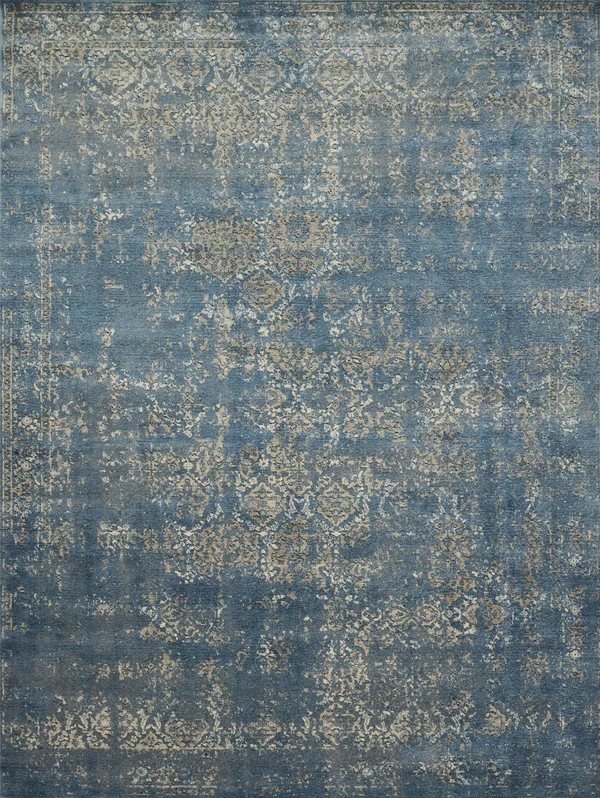 Loloi Millennium MV-05 3&7x22 x 5&7x22 Blue - Taupe Rug