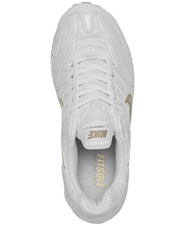 Nike Air Max Torch 4 Womens Shoes Size 10, Color: White/Gold, Women's