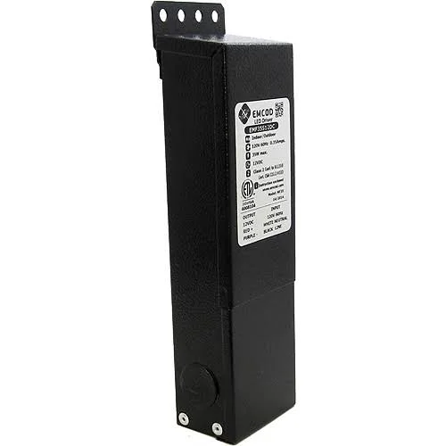 EMCOD ML75S24DC 75Watt 24volt LED DC Transformer Driver Indoor Outdoor Magnetic Dimmable - Total Transformers