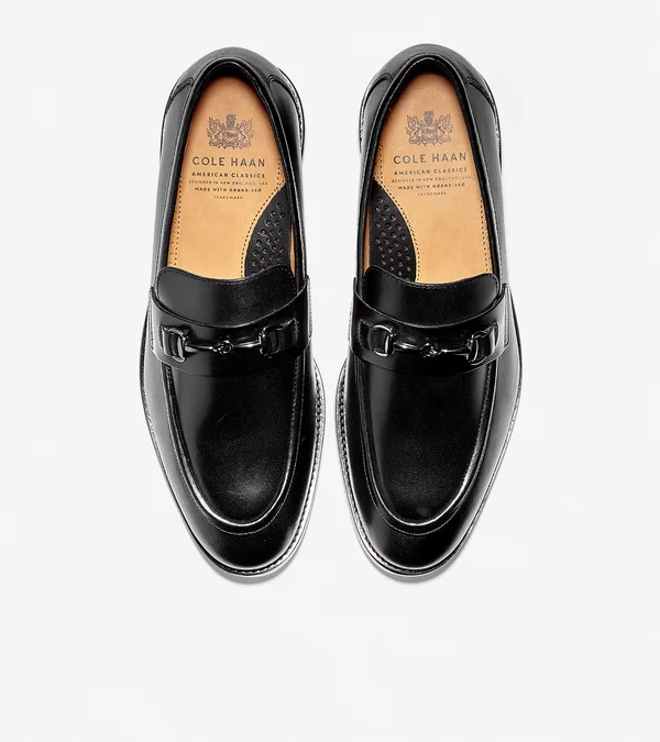 Cole Haan Men's Kneeland Bit Loafer (Black, 13 D)