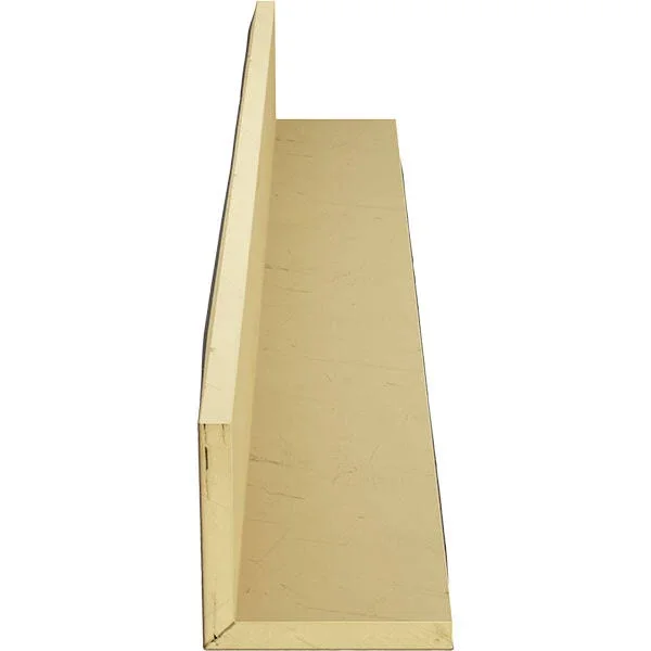 Ekena Millwork BMSD2C0120X060X216HD 12x22W x 6x22H x 18&L 2-Sided (L-beam) Sandblasted Endurathane Faux Wood Ceiling Beam - Natur
