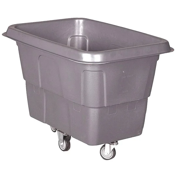 Zoro Select 36Fk95 Cube Truck, mdpe, gray, 16.0 Cu. ft.
