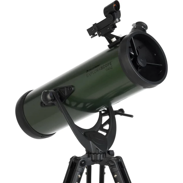 Celestron ExploraScope 114 AZ Newtonian Reflector Telescope with Tripod - 114mm - F/9.0 - 2& - 2 Pack