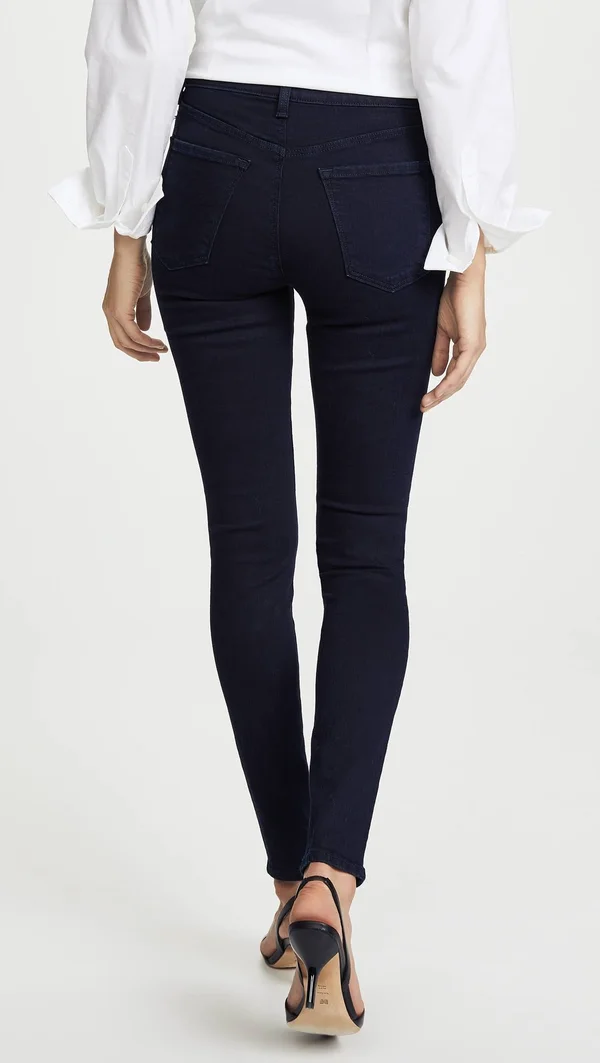 J Brand Maria High-Rise Skinny Jeans - Blue, Women's, 29