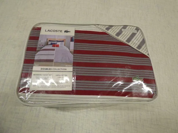 Lacoste Milady Duvet Cover Set - Red - Full/Queen