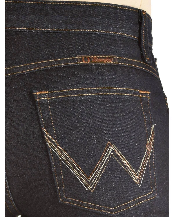 Wrangler Women's Dark Dynasty Ultimate Riding Q-Baby Jeans