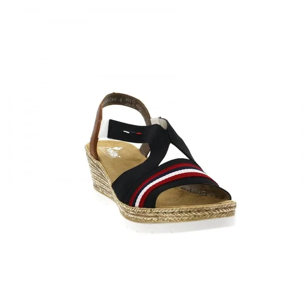 Rieker 619S6-14 Navy Womens Sandals 42 EU