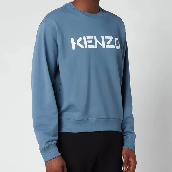 Kenzo Blue Logo Sweatshirt