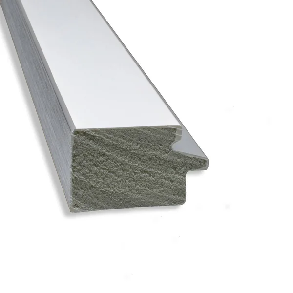 Amanti Art Medium Rectangle Satin White Silver Casual Mirror (23.12 in. H x 45.12 in. W)