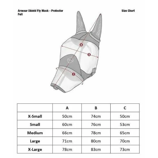 LeMieux Armour Shield Pro Fly Mask Full, Small