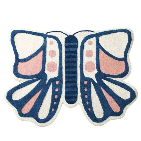 Nico & Yeye Butterfly Kids Rug