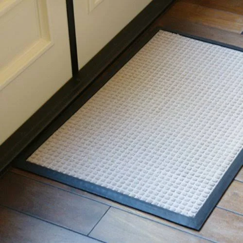 Rubber-Cal Nottingham Brown 48 in. x 72 in. Rubber Backed Carpet Mat