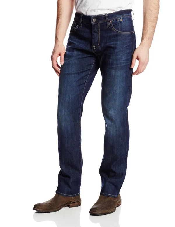 Mavi Men's Zach Straight Leg in Dark Maui - Men's Jeans