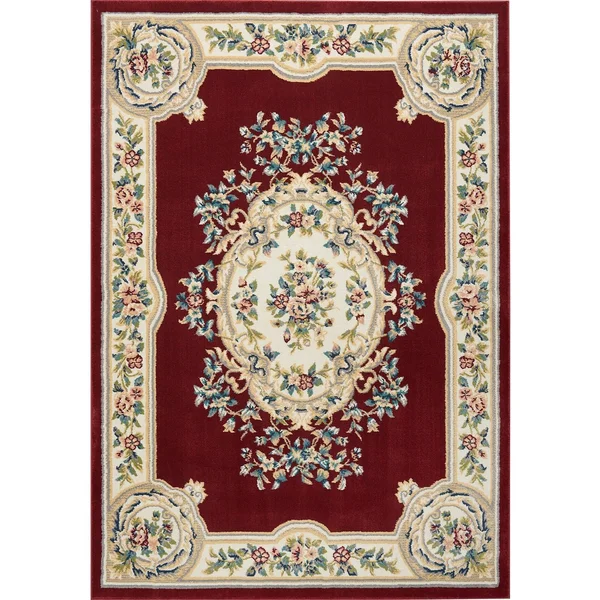 Nourison ABS1 Aubusson Navy Area Rug- 2&2x22 x 7&6x22