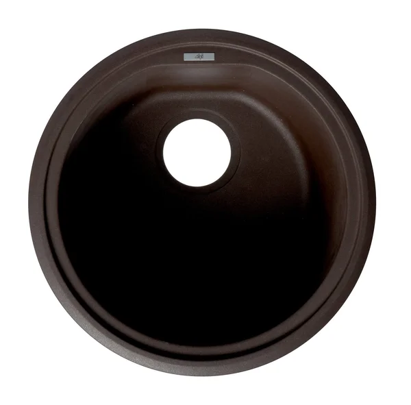 Alfi Brand AB1717UM-T Titanium 17x22 Undermount Round Granite Composite Kitchen Prep Sink