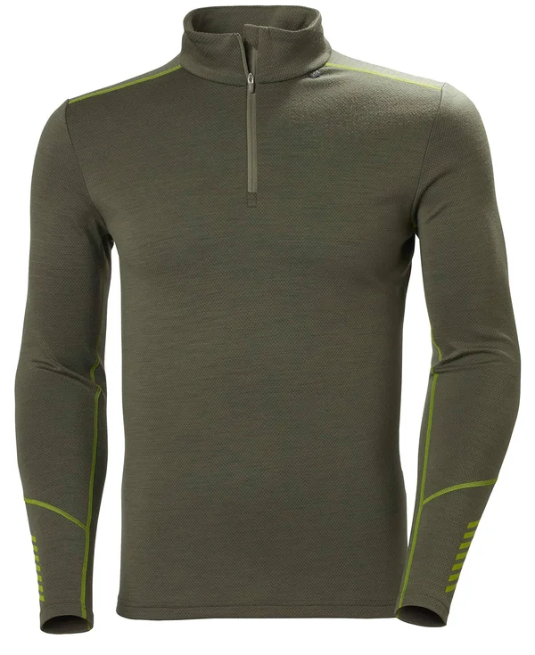 Helly Hansen Men's Lifa Merino Midweight 1/2 Zip Base Layer S