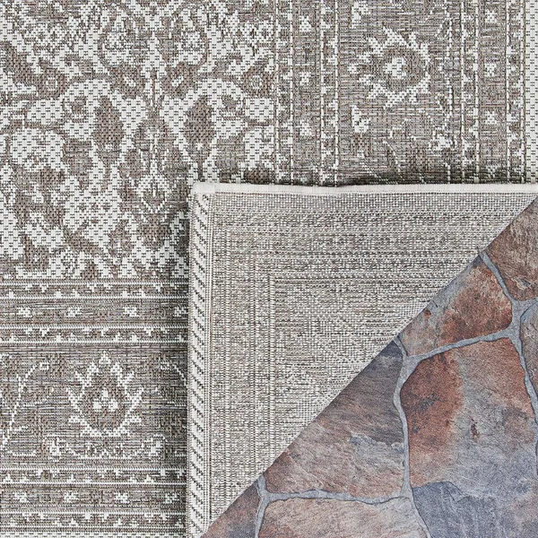 Couristan Marseille Carmoux Area Rug - Mushroom, 2&3x22 x 11&9x22 Runner