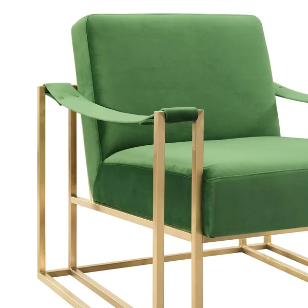 TOV Furniture Baxter Velvet Chair, Green