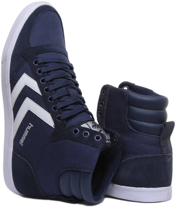 Hummel Slimmer Sta Hi in Blu White