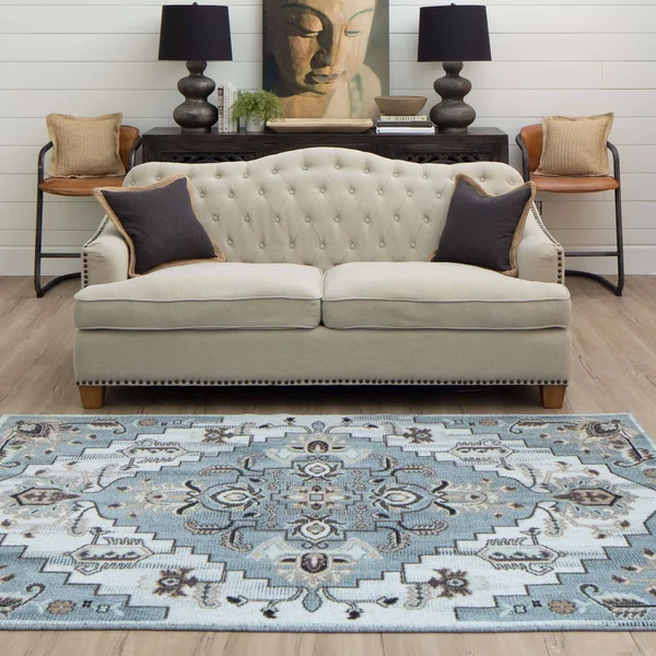 Mohawk Home Prismatic Bovard EverStrand Rug - Grey, 5x8 ft