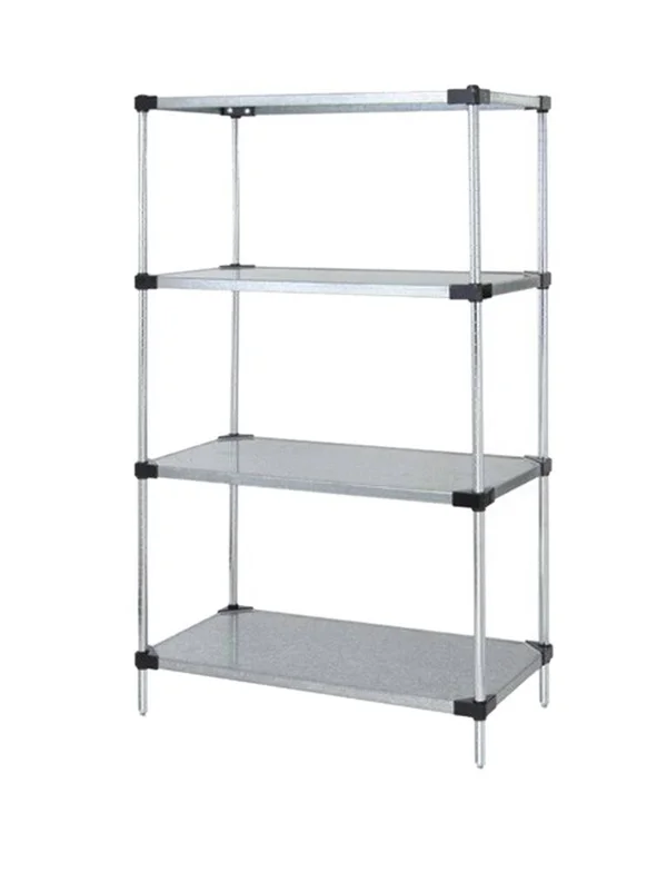 Quantum Storage Systems, 18 inch x 24 inch x 63 inch Galvanized Steel 4-Shelf Unit - WR63-1824SG