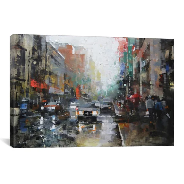 iCanvas - Montreal Rain by Mark Lague Canvas Print - ICS361-1PC3-40x26