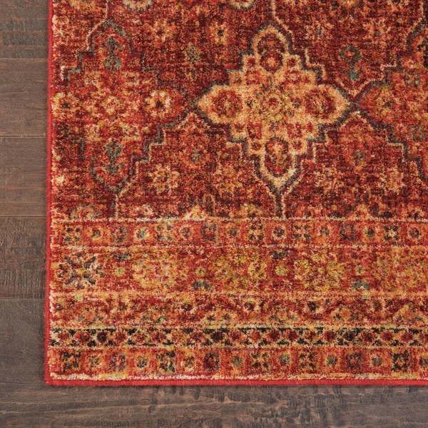 Nourison Vintage Tradition VGT03 Brick Area Rug, 7&10x22 x 9&10x22