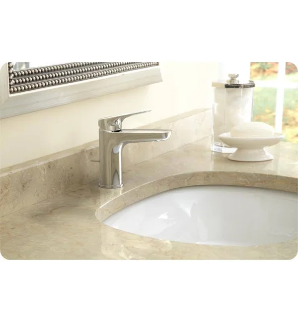Toto Oberon R Single Handle 1.5 GPM Bathroom Sink Faucet, Polished Chrome - TL362SD#CP