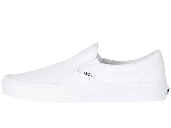 Vans Unisex Classic Slip-On Shoes True White Size Men's 4.5/Women's 6