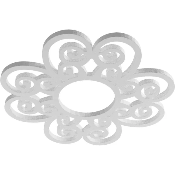 Ekena Millwork CMPP40COACO 40x22OD x 13 5/8x22ID x 1x22P Cohen Architectural Grade PVC Pierced Ceiling Medallion - Antiqued Coppe