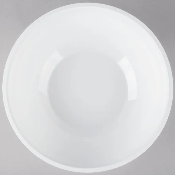 Fineline HPB12610PP.WH Reform 160 oz. White High Profile Plastic Catering Bowl - 25/Case
