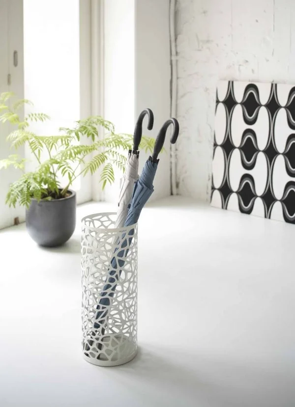 Yamazaki Home Nest Umbrella Stand - Slim, White