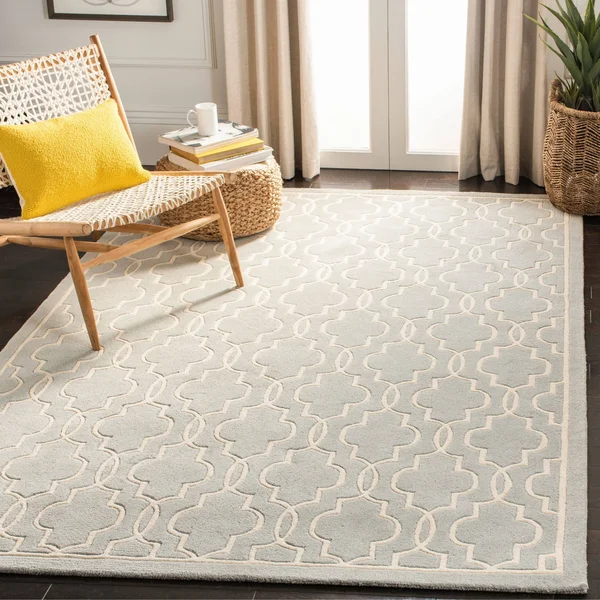 Safavieh Chatham Dark Blue & Ivory 5& x 5& Square Rug