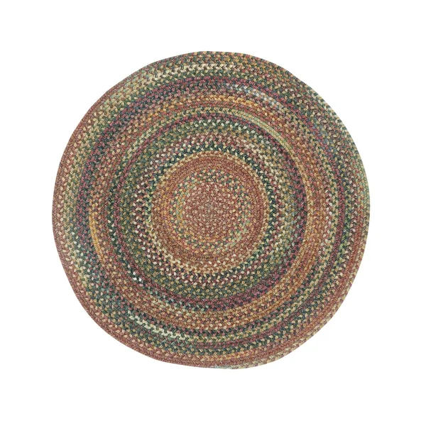 Capel Rugs Kill Devil Hill Cross Sewn Braided Area Rug - Blue - 20x22x30x22