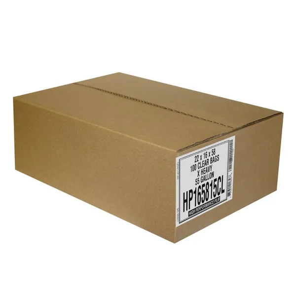 Aluf Plastics 55 gal. 1.5 ml (eq) 38 in. x 58 in. Clear Heavy-Duty Industrial Trash Liners Bags (Huge 100-Pack)