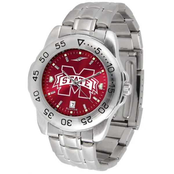 Mississippi State Bulldogs Sport Steel AnoChrome Men's Watch