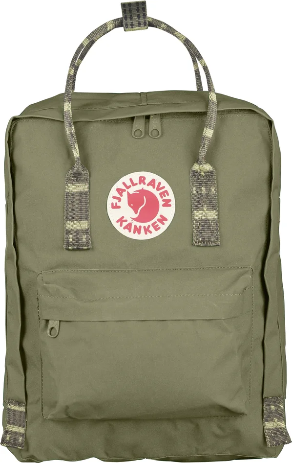 Fjallraven Kanken Backpack Green Folk Pattern