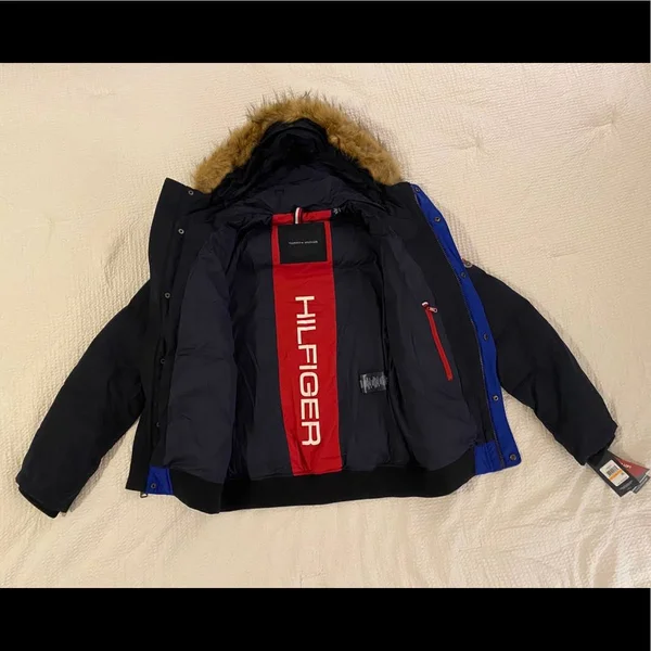 Tommy Hilfiger Jackets & Coats, Tommy Hilfiger Ultra Loft Jacket, Color: Black/Blue, Size: S, Erinpolka&s Closet