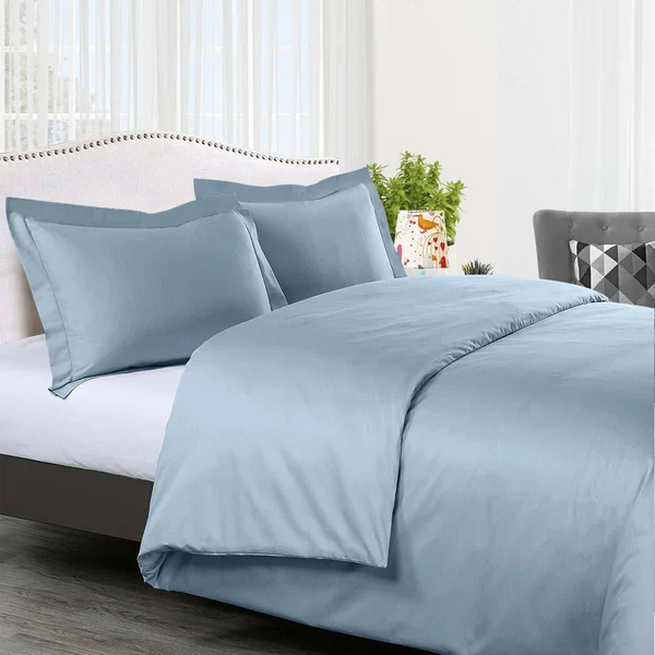 Solid Duvet Cover Royal Tradition 300TC King/Calking, Blue