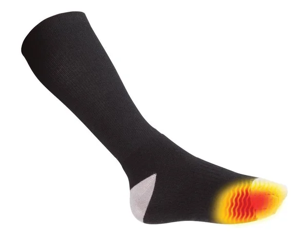 electrically Heated Socks and Warmer S - Black